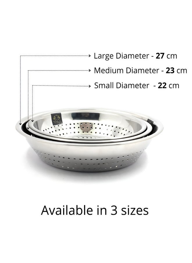 Nyra Kitchenware مصفاة نيرا للأواني المطبخية من الفولاذ المقاوم للصدأ - Image 5